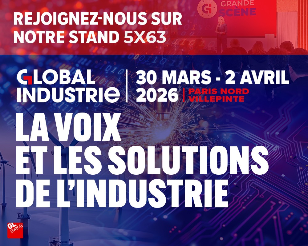 Nous serons présent au salon Global Industrie 2026, stand 5X63
